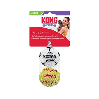 Kong Cat Sport Balls Met Catnip Assorti 4,5X5X5 CM