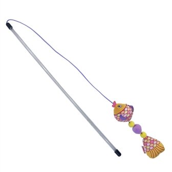 Kong Kattenhengel Scrattles Vis Assorti 47X6X5 CM