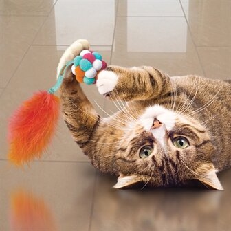 Kong Cat Active Bubble Bal Assorti 5,5X5,5X23 CM