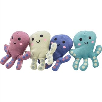 Trixie Octopus Pluche Met Catnip Assorti 10 CM