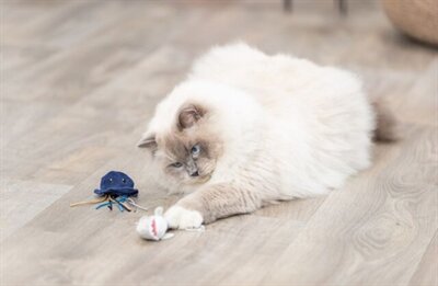 Trixie Zeedier Pluche Met Catnip Assorti 5-8 CM