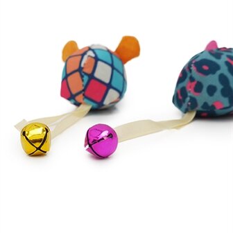 Rosewood Jolly Moggy Patchwork Muizen Duo 16 CM 2 ST
