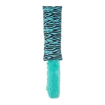 Rosewood Jolly Moggy Cat Kicker Zebra Blauw 56 CM