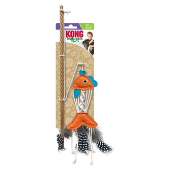 Kong Naturals Teaser Kattenhengel Vis 91,5X12,5X0,5 CM