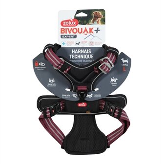 Zolux Bvk Hondentuig Red L 39,5-56,5X69-81 CM
