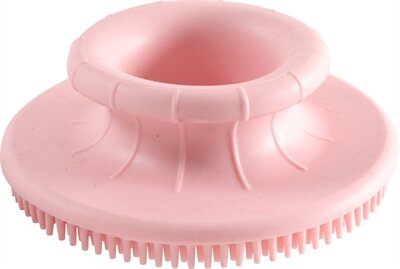 ZOLUX ANAH BORSTEL ROND RUBBER ROZE