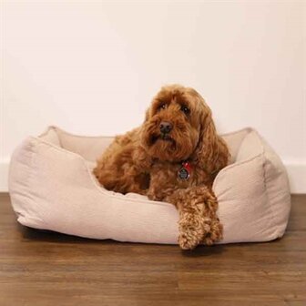 ROSEWOOD 40 WINKS HONDENMAND CORD RIBSTOF BEIGE