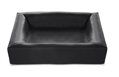 BIA BED KUNSTLEER HOES HONDENMAND ZWART