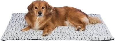 TRIXIE HONDEN LIGMAT MILA PLUCHE WIT / GRIJS