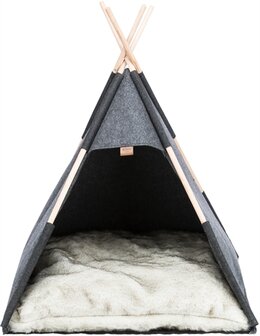 TRIXIE SCHUILPLAATS TIPI VILT ANTRACIET