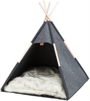 TRIXIE SCHUILPLAATS TIPI VILT ANTRACIET