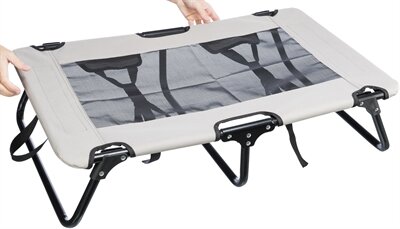 TRIXIE STRETCHER HONDENLIGBED GRIJS / ZWART