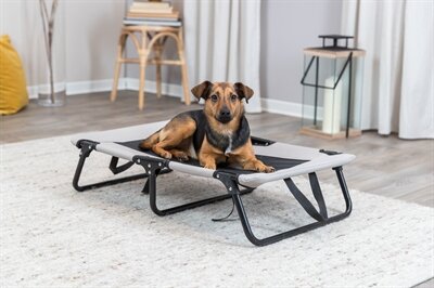 TRIXIE STRETCHER HONDENLIGBED GRIJS / ZWART