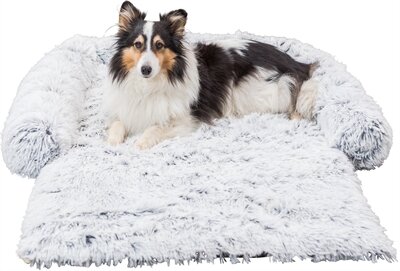 TRIXIE SOFA BED HARVEY MEUBELBESCHERMER HOEKIG WIT / ZWART