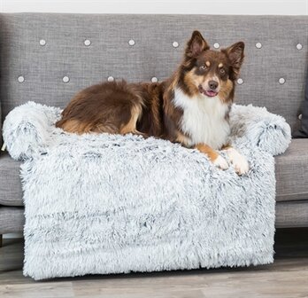TRIXIE SOFA BED HARVEY MEUBELBESCHERMER HOEKIG WIT / ZWART