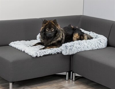 TRIXIE SOFA BED HARVEY MEUBELBESCHERMER HOEKIG WIT / ZWART