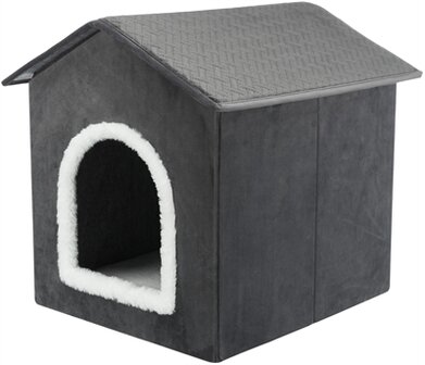 TRIXIE HONDENMAND / KATTENMAND HUIS LIVIA GRIJS / WIT