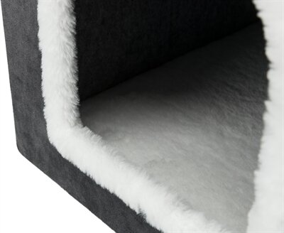 TRIXIE HONDENMAND / KATTENMAND HUIS LIVIA GRIJS / WIT