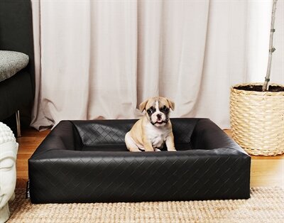 BIA BED HONDENMAND ORIGINAL SQUARE ZWART