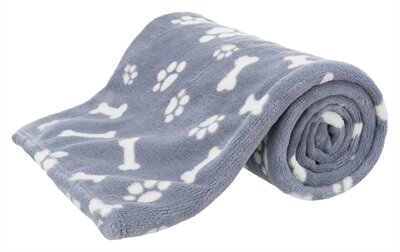 TRIXIE HONDENDEKEN KENNY FLEECE BOT / POOTJES BLAUW