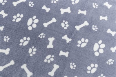 TRIXIE HONDENDEKEN KENNY FLEECE BOT / POOTJES BLAUW