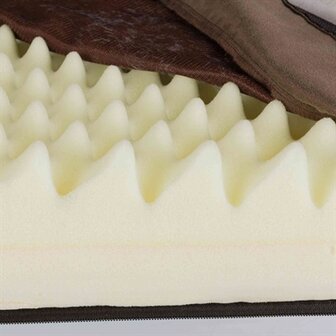 TRIXIE VITAAL ORTHOPEDISCH KUSSEN TAUPE/LICHTGRIJS