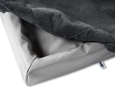 BIA BED FLEECE HOES HONDENMAND GRIJS