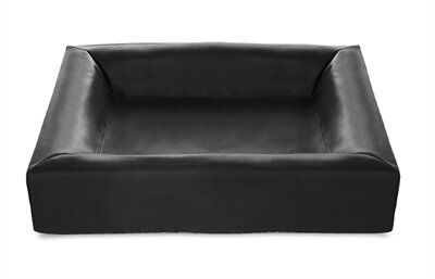 BIA BED KUNSTLEER HOES HONDENMAND ZWART