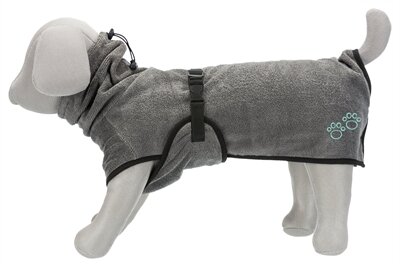 TRIXIE BADJAS HOND BADSTOF GRIJS