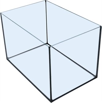 AQUARIUM MET ZWARTE KIT