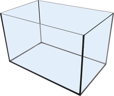 AQUARIUM MET ZWARTE KIT