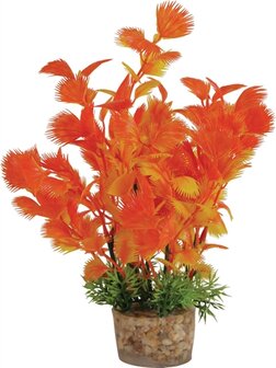 ZOLUX ORNAMENT PASTIC PLANT OP STENEN VROLIJK ASSORTI