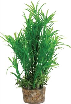ZOLUX ORNAMENT PASTIC PLANT OP STENEN NEUTRAAL ASSORTI