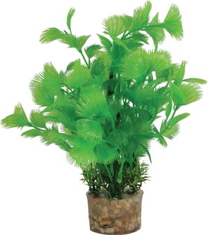 ZOLUX ORNAMENT PASTIC PLANT OP STENEN NEUTRAAL ASSORTI