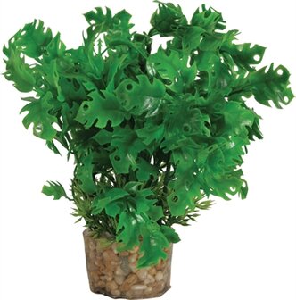 ZOLUX ORNAMENT PASTIC PLANT OP STENEN NEUTRAAL ASSORTI
