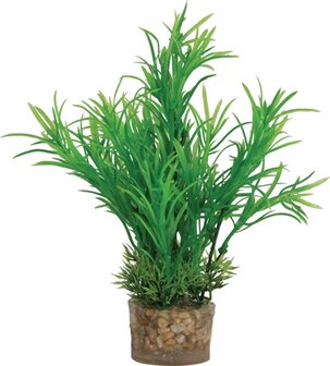 ZOLUX ORNAMENT PASTIC PLANT OP STENEN NEUTRAAL ASSORTI