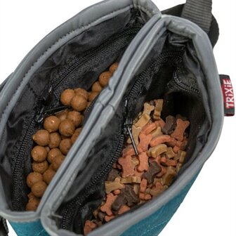 TRIXIE BELONINGSZAKJE SNACKZAKJE TWIN PETROL