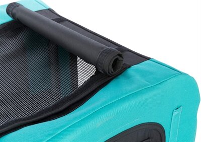 TRIXIE HONDENFIETSKAR LIMITED EDITION ZWART / TURQUOISE