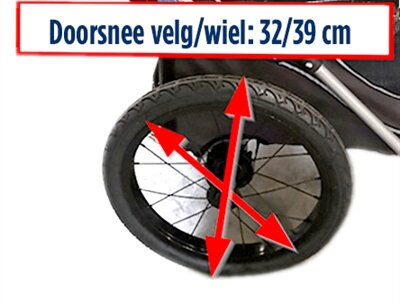 TRIXIE HONDENFIETSKAR OPVOUWBAAR GRIJS