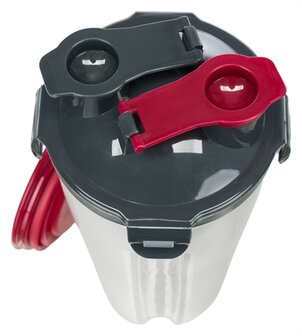 TRIXIE WATERFLES / VOERFLES INCLUSIEF REISBAK KUNSTSTOF / SILICONE