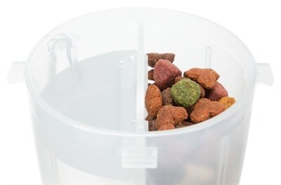 TRIXIE WATERFLES / VOERFLES INCLUSIEF REISBAK KUNSTSTOF / SILICONE