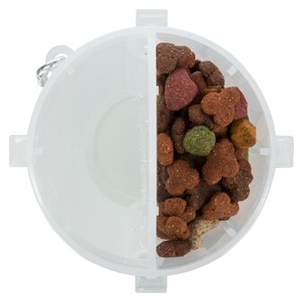TRIXIE WATERFLES / VOERFLES INCLUSIEF REISBAK KUNSTSTOF / SILICONE