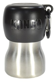 KONG H2O DRINKFLES RVS ZWART