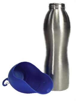 KONG H2O DRINKFLES RVS BLAUW