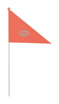 TRIXIE HONDENFIETSKAR ZWART / ROOD
