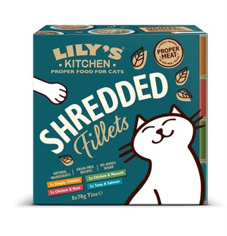 LILY&#039;S KITCHEN SHREDDED FILLETS MULTIPACK