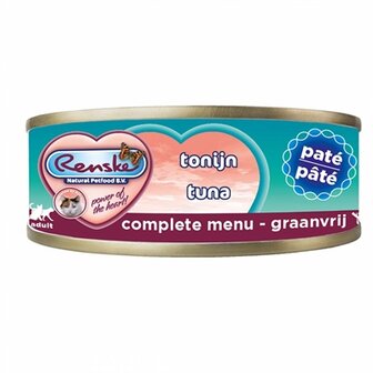 RENSKE VERS VLEES MAALTIJD KAT VERSE TONIJN PAT&Eacute; GRAANVRIJ