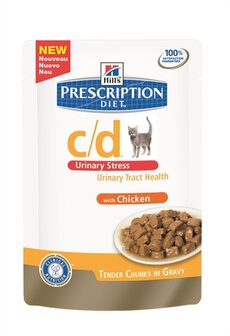 HILL&#039;S FELINE C/D URINARY STRESS KIP