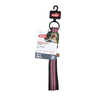 ZOLUX BVK HALSBAND HOND ROOD