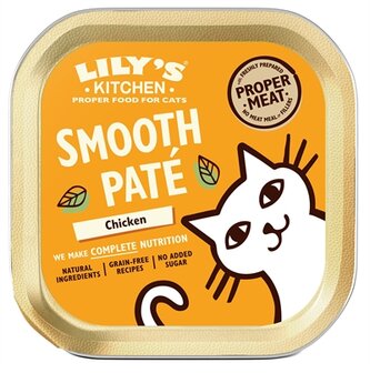 LILY&#039;S KITCHEN CAT SMOOTH PATE CHICKEN